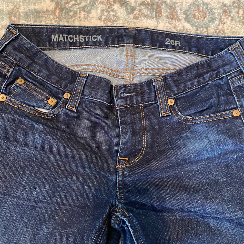 Jcrew 26 matchstick jeans